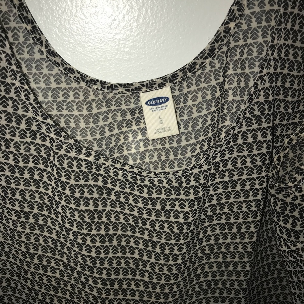 Old Navy Black/white Tank top (9)